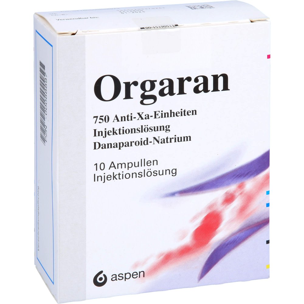 Das Produktfoto zeigt Orgaran Injektionslösung (10 stk) PZN 00088897