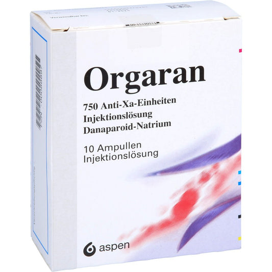 Das Produktfoto zeigt Orgaran Injektionslösung (10 stk) PZN 00088897