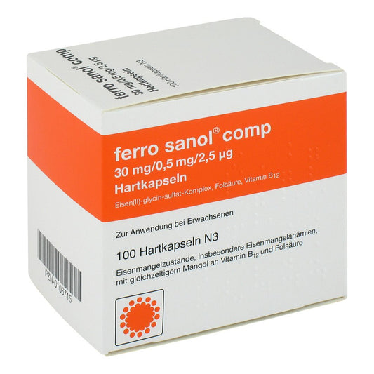 Ferro Sanol Comp. Hartkaps.M.Msr.Überz.Pellets (100 stk)