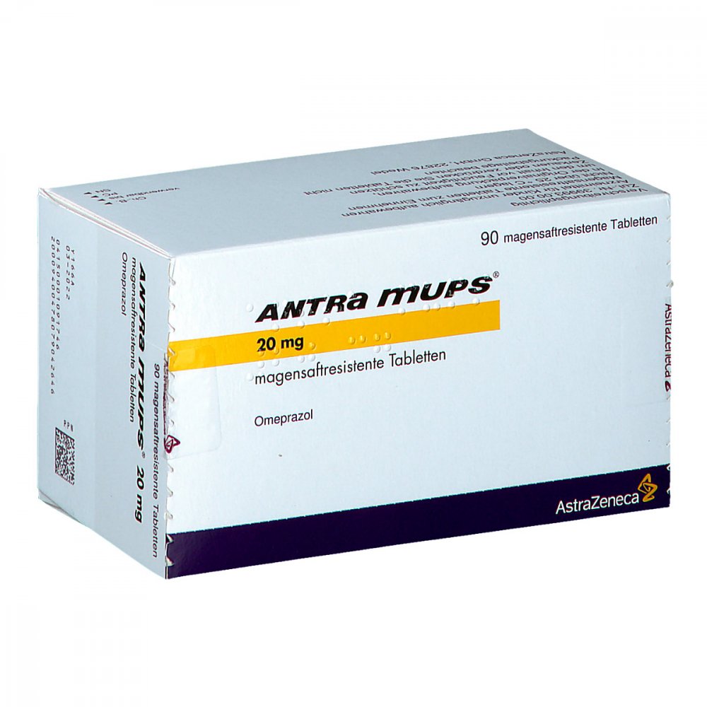 Antra Mups 20 Mg Magensaftresistente Tabletten (90 stk)
