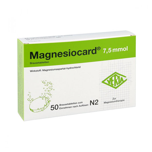 Magnesiocard 7,5 Mmol Brausetabletten (50 stk)