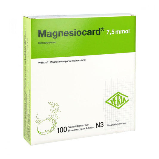 Magnesiocard 7,5 Mmol Brausetabletten (100 stk)