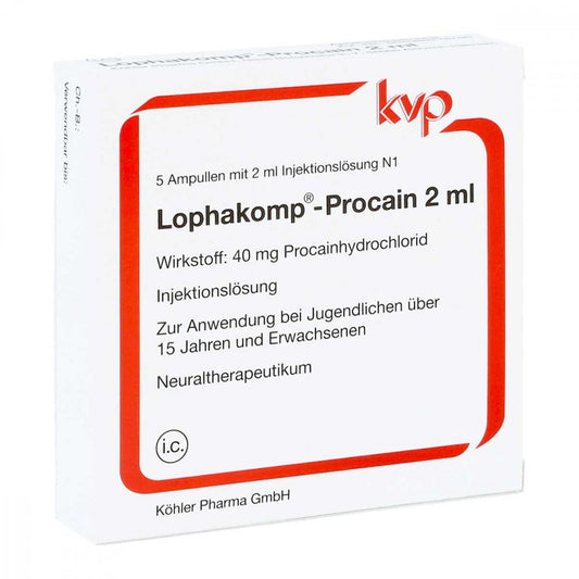 Lophakomp Procain 2 Ml Injektionslösung (5X2 ml)