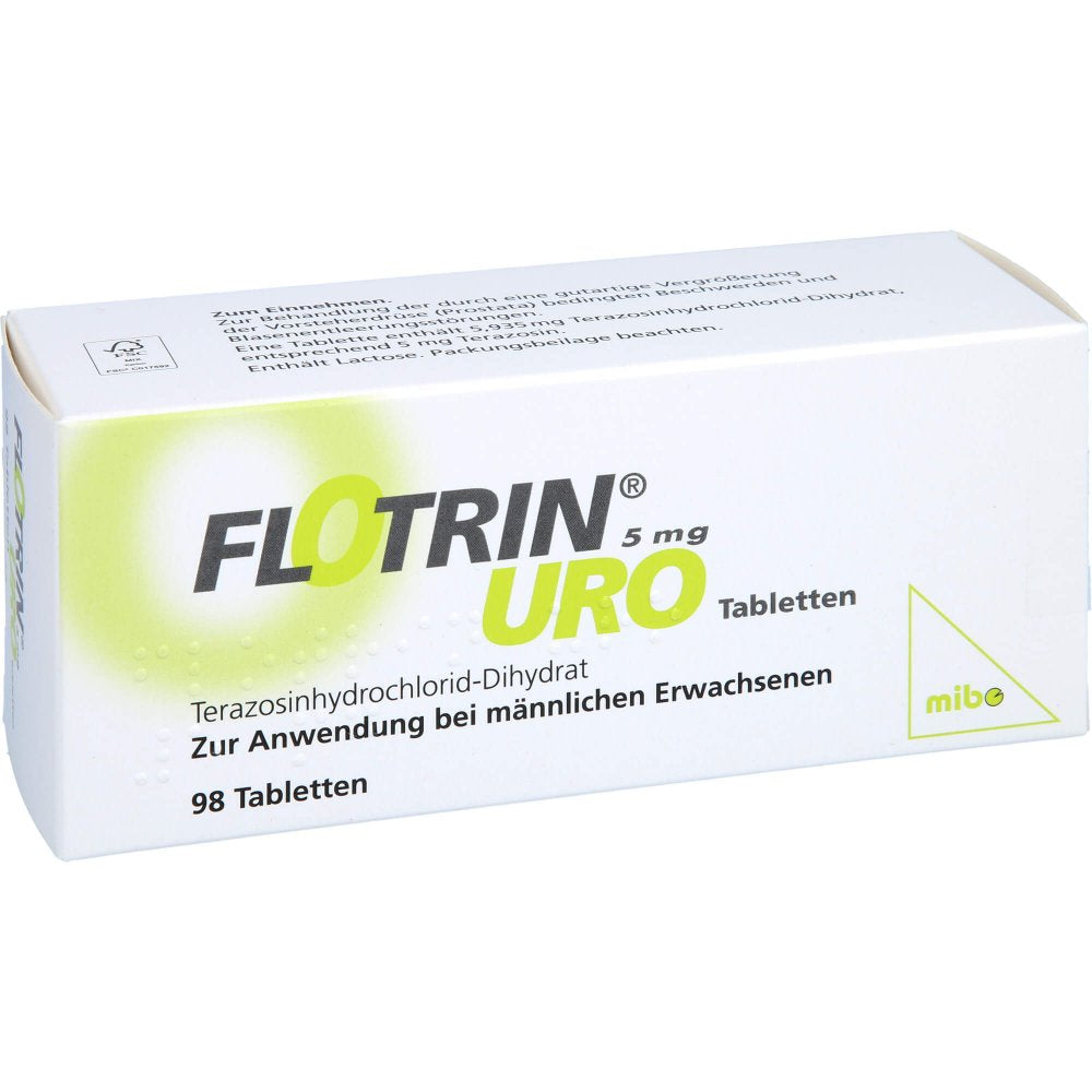 Das Produktfoto zeigt Flotrin 5 Mg Uro Tabletten (98 stk) PZN 00118434