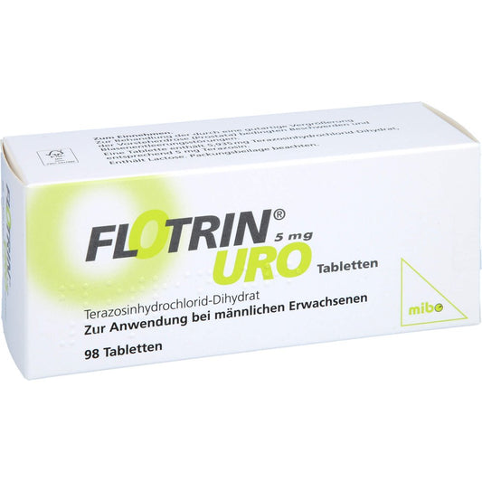 Das Produktfoto zeigt Flotrin 5 Mg Uro Tabletten (98 stk) PZN 00118434