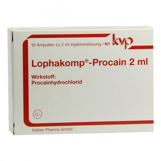 Lophakomp Procain 2 Ml Injektionslösung (10X2 ml)