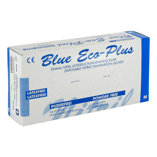 Handschuhe Einmal Nitril M Blau (100 stk)