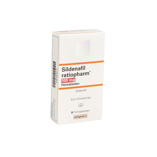 Sildenafil Ratiopharm 100 Mg Filmtabletten (8 stk)