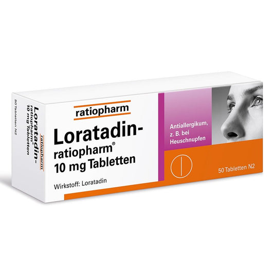 Loratadin-Ratiopharm 10 Mg Tabletten (50 stk)