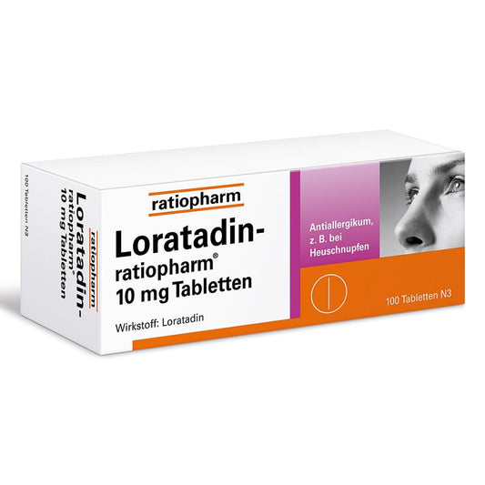 Loratadin-Ratiopharm 10 Mg Tabletten (100 stk)