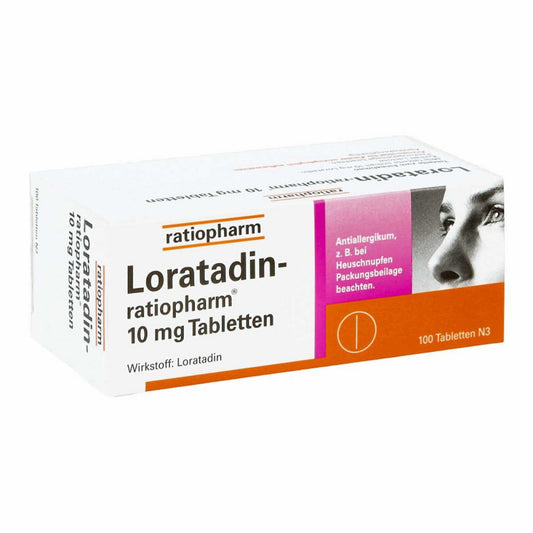 Loratadin-Ratiopharm 10 Mg Tabletten (100 stk)