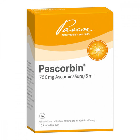 Pascorbin Injektionslösung Ampullen (10X5 ml)