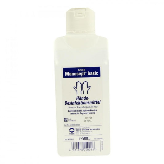 Das Produktfoto zeigt Manusept Basic Lösung (500 ml) PZN 00163699