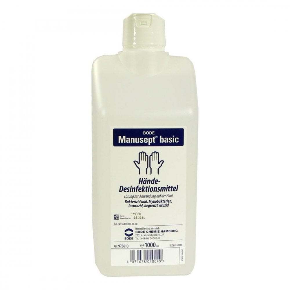 Das Produktfoto zeigt Manusept Basic Lösung (1000 ml) PZN 00163848