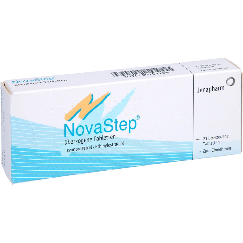 Das Produktfoto zeigt Novastep Überzogene Tabletten (1X21 stk) PZN 00164138