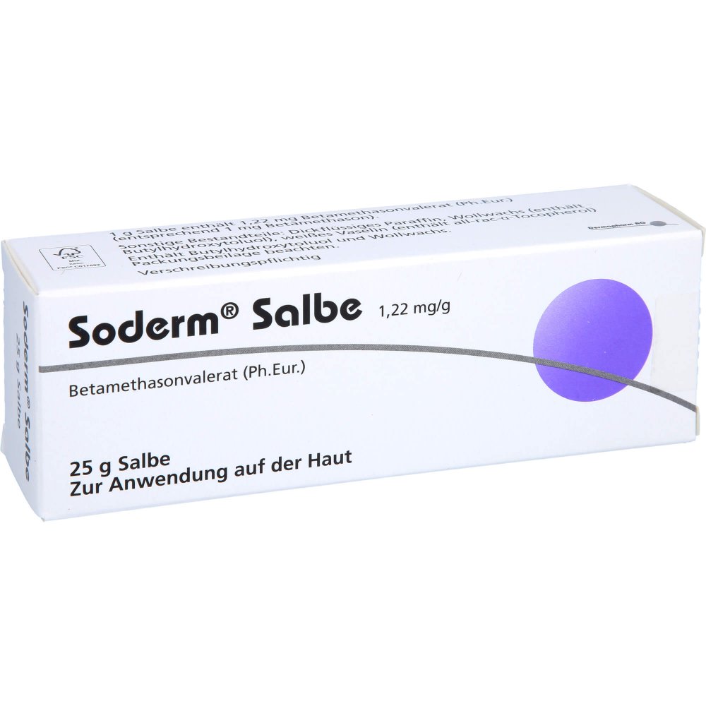 Soderm Salbe 1,22 Mg/G (25 g)