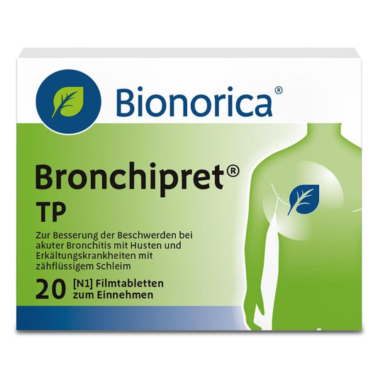 Das Produktfoto zeigt Bronchipret Tp Filmtabletten (20 stk) PZN 00168478