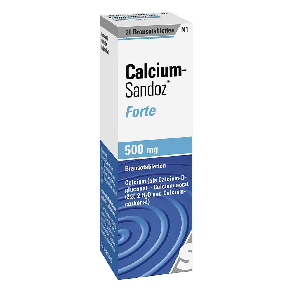 Calcium Sandoz Forte Brausetabletten (20 stk)