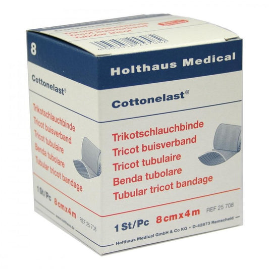 Das Produktfoto zeigt Trikotschlauch Binde 8 Cmx4 M (1 stk) PZN 00170682
