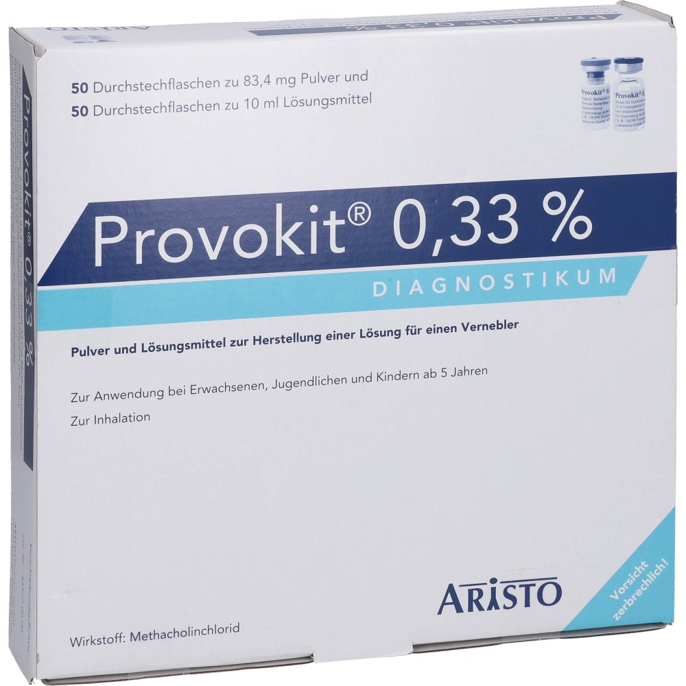 Das Produktfoto zeigt Provokit 0,33% Trockensubstanz Mit Lösungsm. (50X2 stk) PZN 00171368