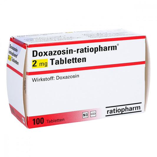 Doxazosin-Ratiopharm 2 Mg Tabletten (100 stk)
