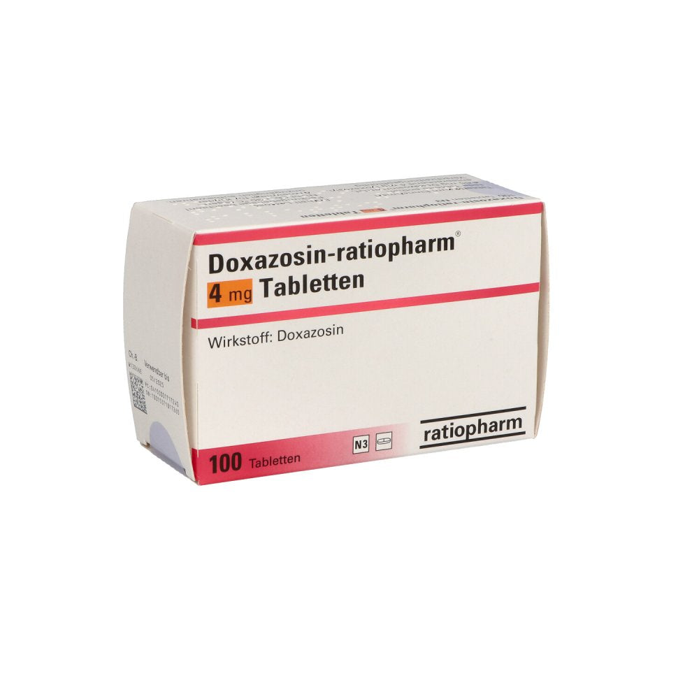 Das Produktfoto zeigt Doxazosin-Ratiopharm 4 Mg Tabletten (100 stk) PZN 00171724