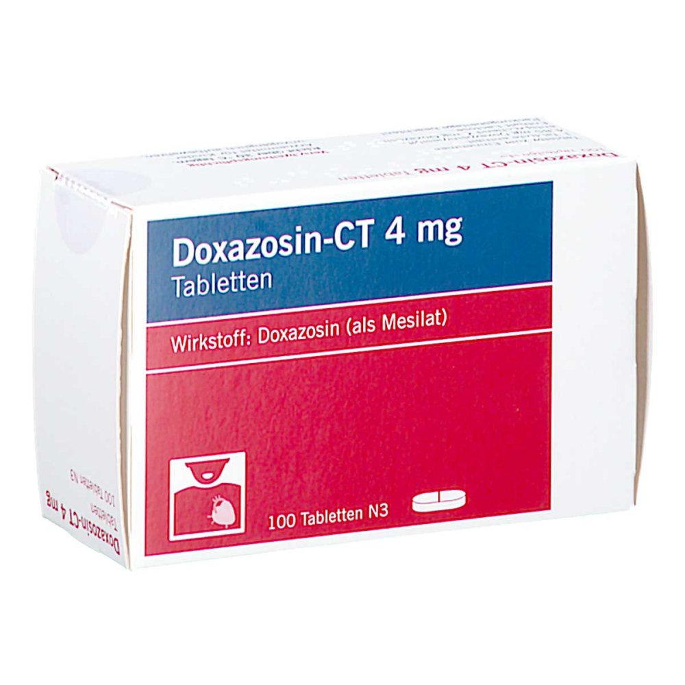 Das Produktfoto zeigt Doxazosin-Ct 4 Mg Tabletten (100 stk) PZN 00171799