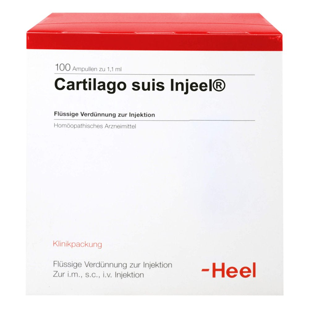 Das Produktfoto zeigt Cartilago Suis Injeel Ampullen (100 stk) PZN 00181208