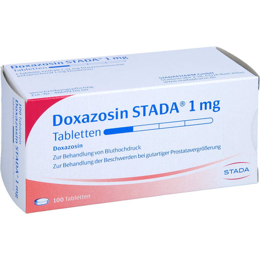 Das Produktfoto zeigt Doxazosin Stada 1 Mg Tabletten (100 stk) PZN 00191980