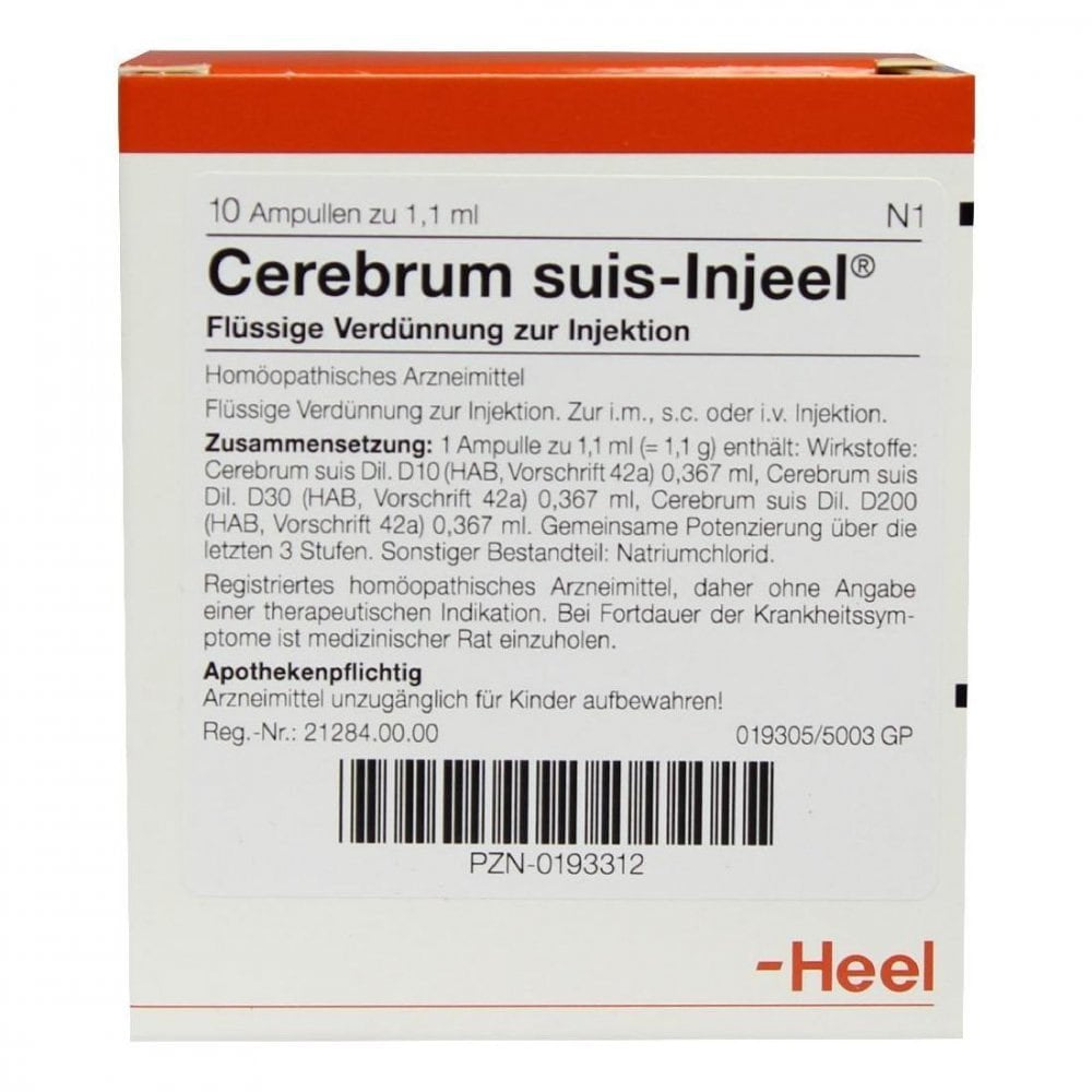 Cerebrum Suis Injeel Ampullen (10 stk)