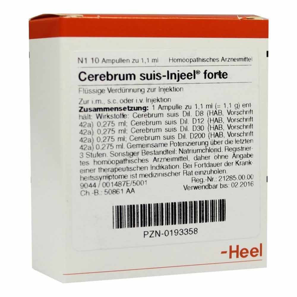 Cerebrum Suis Injeel Forte Ampullen (10 stk)