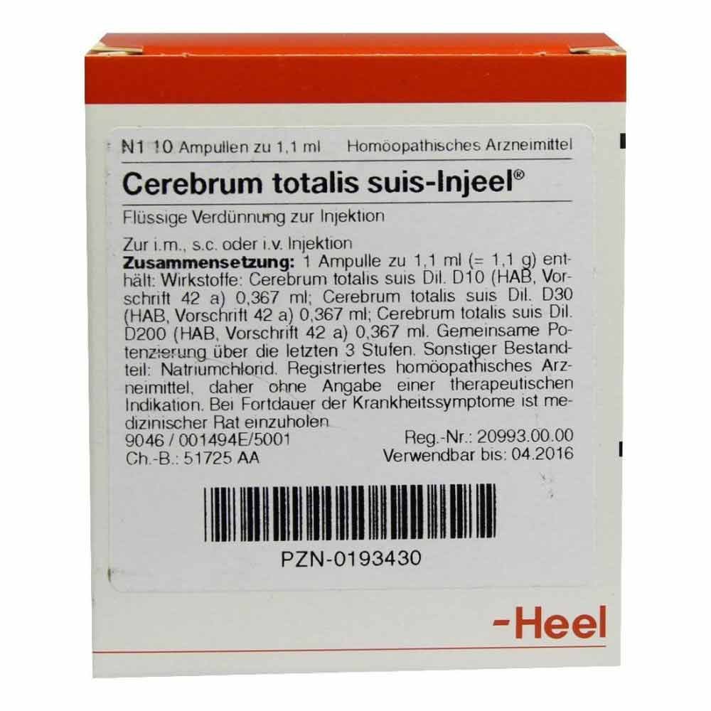 Cerebrum Totalis Suis Injeel Ampullen (10 stk)