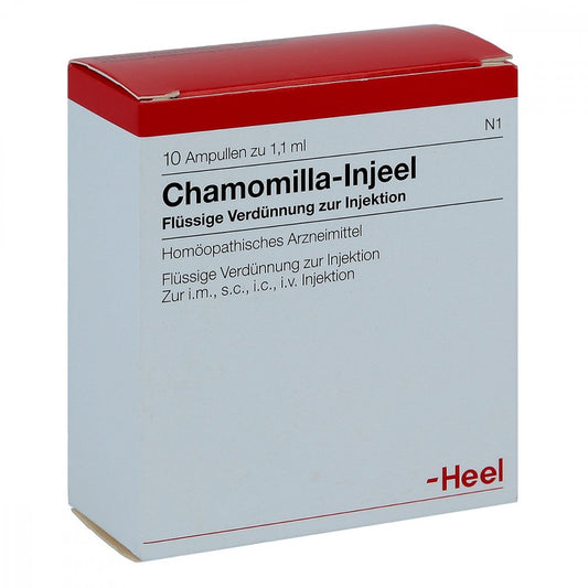Das Produktfoto zeigt Chamomilla Injeel Ampullen (10 stk) PZN 00196397