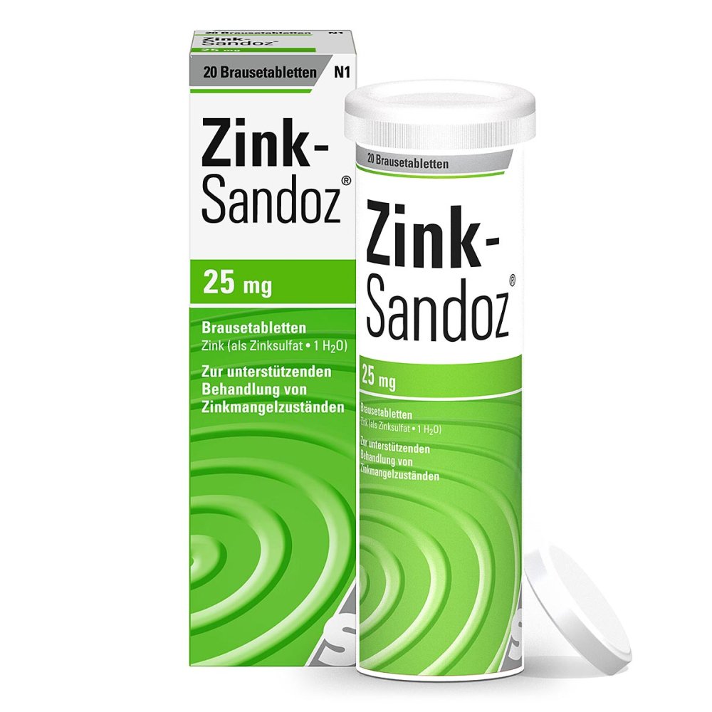 Zink Sandoz Brausetabletten (20 stk)