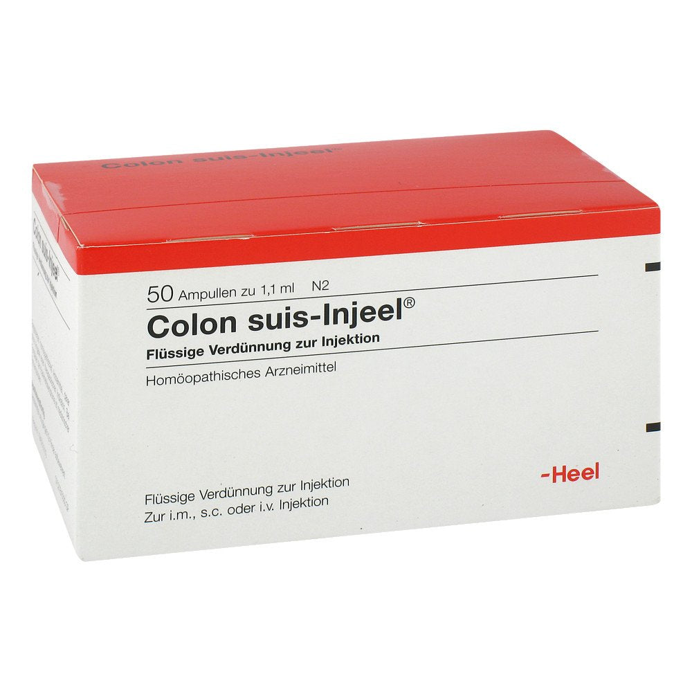 Das Produktfoto zeigt Colon Suis Injeel Ampullen (50 stk) PZN 00228967
