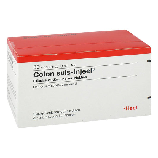 Das Produktfoto zeigt Colon Suis Injeel Ampullen (50 stk) PZN 00228967
