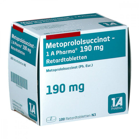 Metoprololsuccinat-1a Phar.190 Retardtabletten (100 stk)