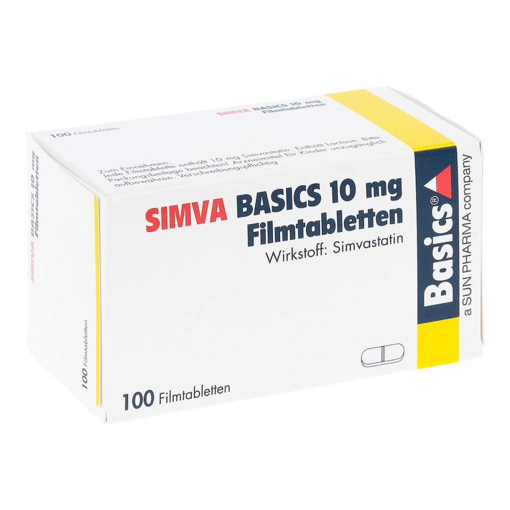 Simva Basics 10 Mg Filmtabletten (100 stk)