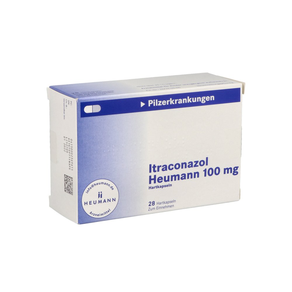 Itraconazol Heumann 100 Mg Hartkapseln (28 stk)