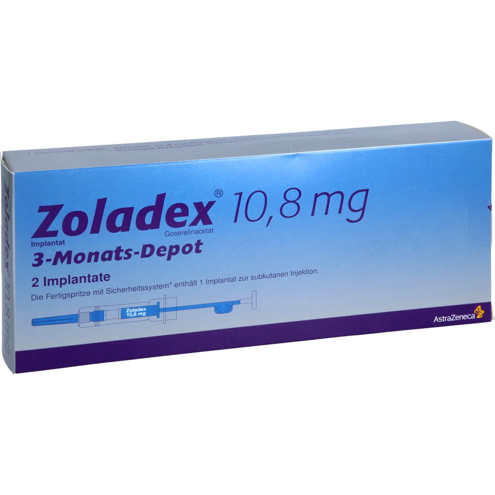 Das Produktfoto zeigt Zoladex 10,8 Mg 3-Monats Depot Implant.I.E.F.-Spr. (2 stk) PZN 00244831