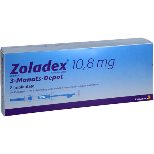 Das Produktfoto zeigt Zoladex 10,8 Mg 3-Monats Depot Implant.I.E.F.-Spr. (2 stk) PZN 00244831