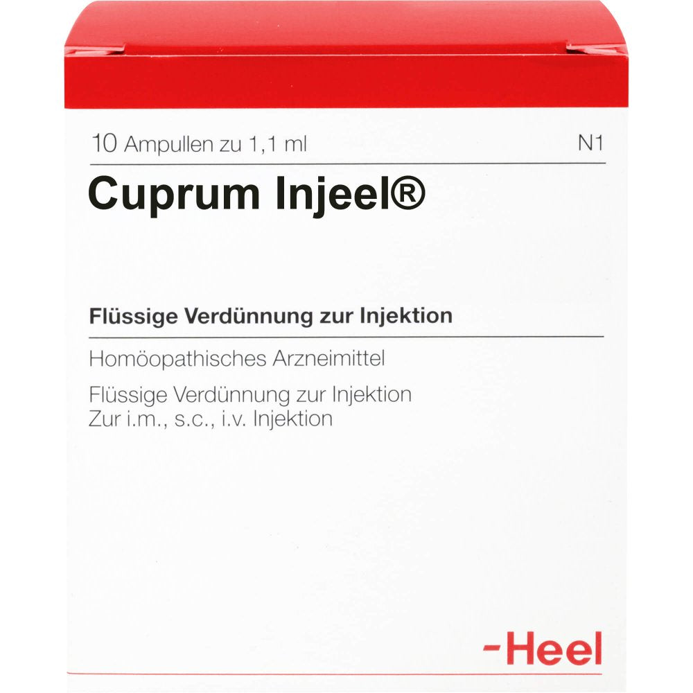 Cuprum Injeel Ampullen (10 stk)