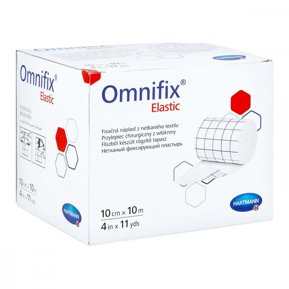 Das Produktfoto zeigt Omnifix Elastic 10 Cmx10 M Rolle (1 stk) PZN 00255585