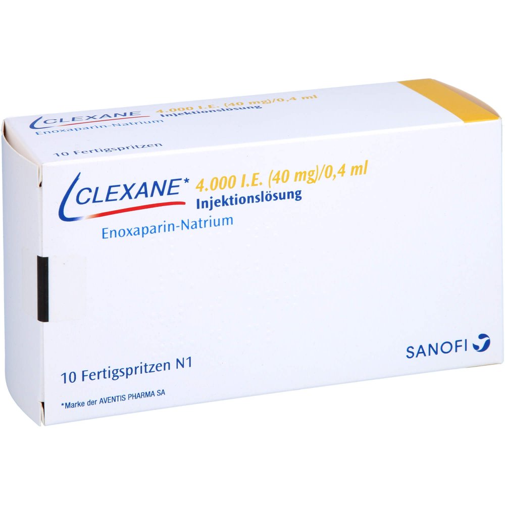 Clexane 4.000 I.E. 40mg/0,4ml Inj.-Lsg.I.E.F.-Sp. (10 stk)