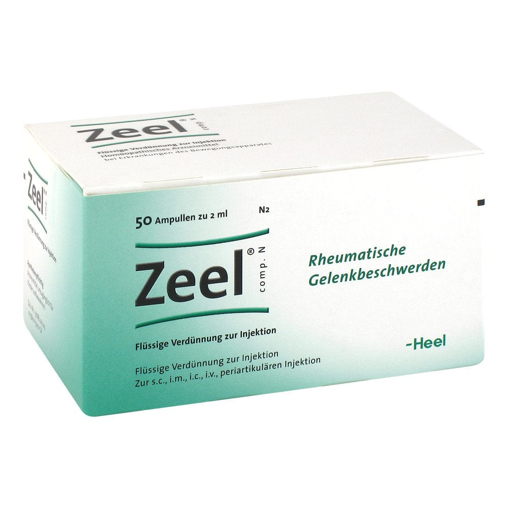 Das Produktfoto zeigt Zeel Comp.N Ampullen (50 stk) PZN 00277842