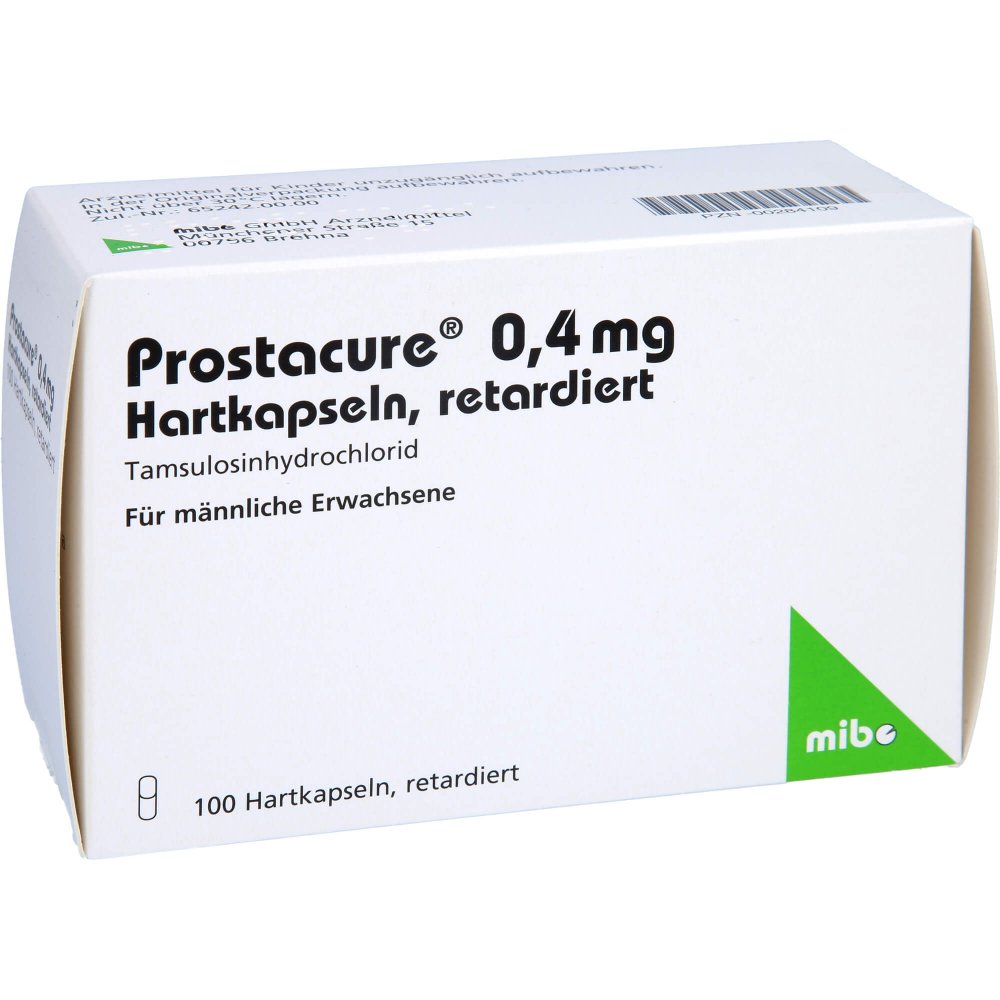 Das Produktfoto zeigt Prostacure 0,4 Mg Hartkapseln Retardiert (100 stk) PZN 00284109