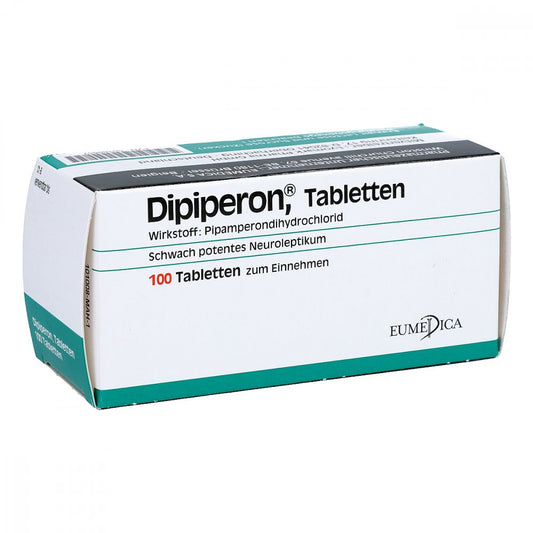 Das Produktfoto zeigt Dipiperon Tabletten (100 stk) PZN 00288857