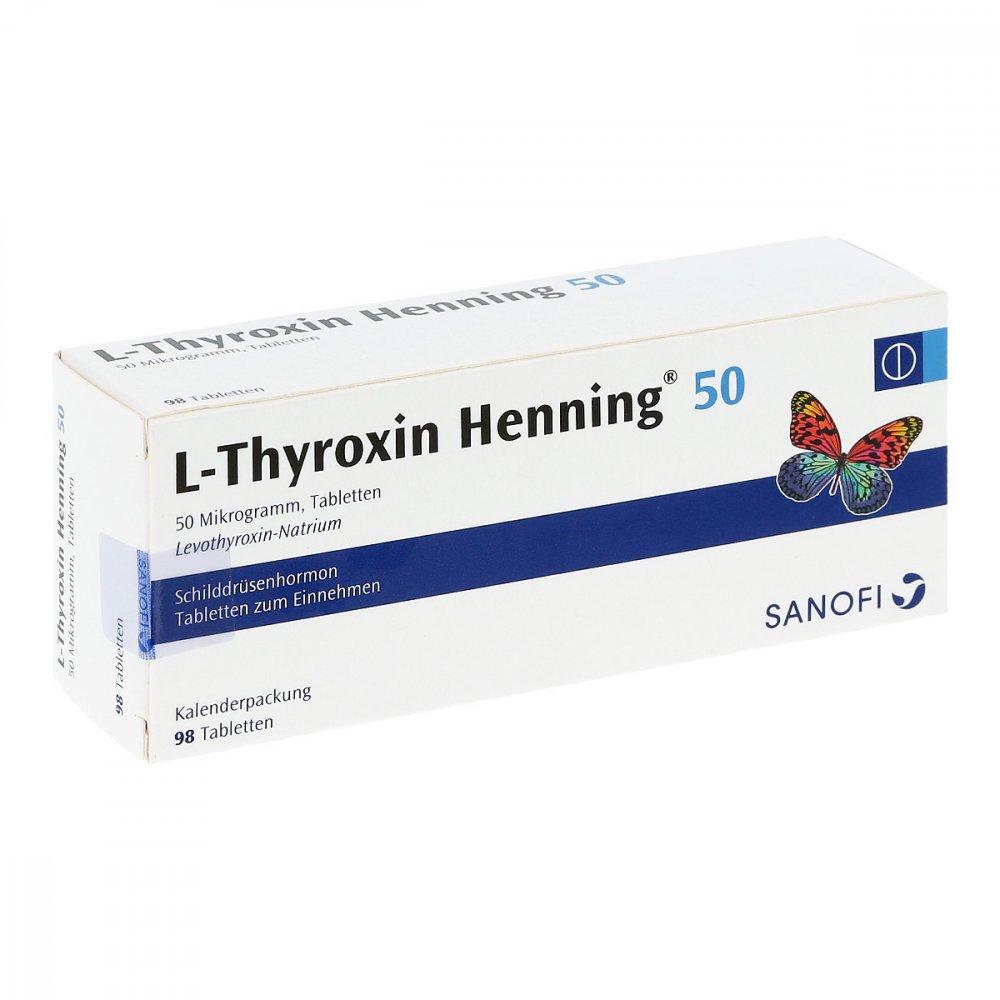L-Thyroxin 50 Henning Tabletten In Kalenderpackung (98 stk)