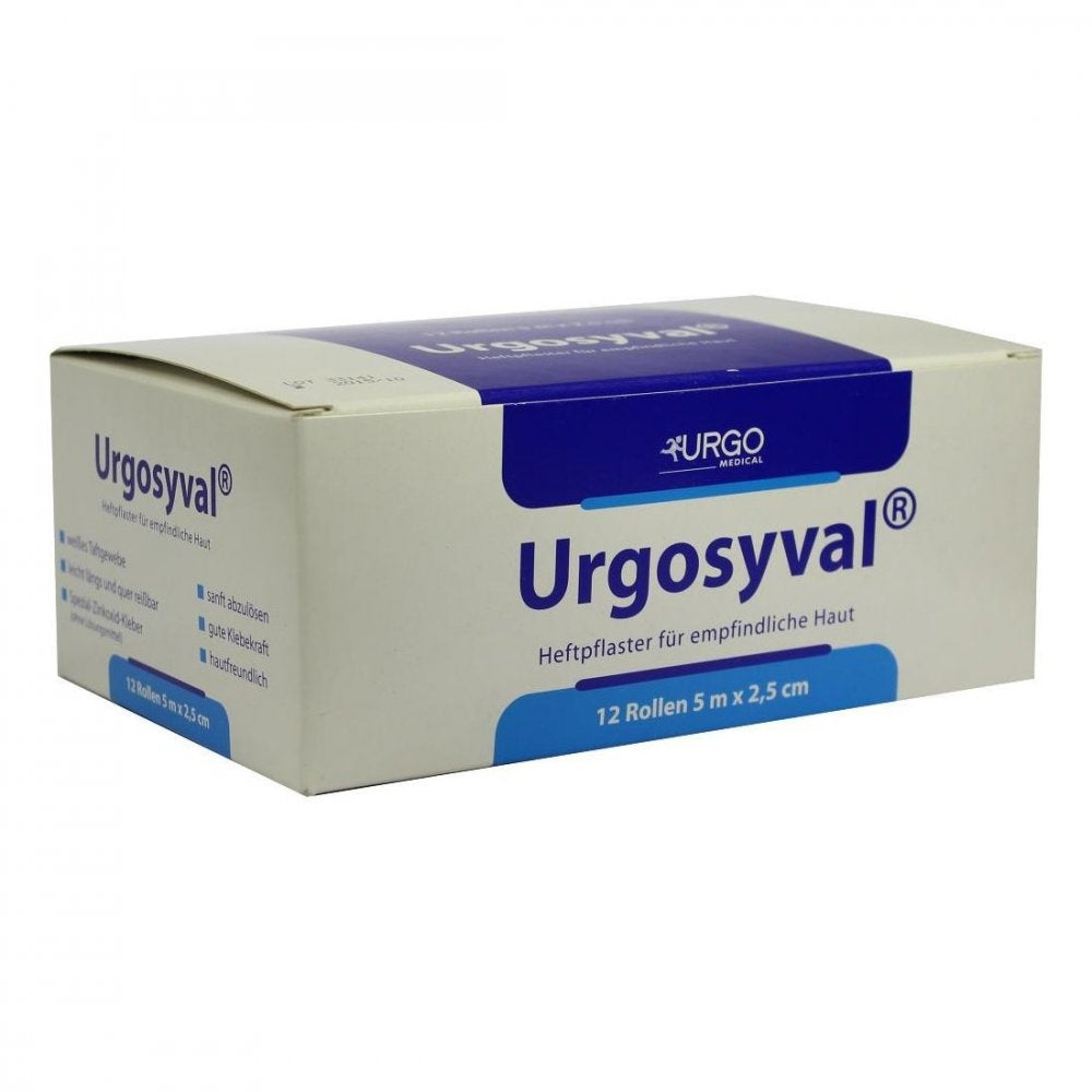 Das Produktfoto zeigt Urgosyval 2,5 Cmx5 M O.Schutzring (12 stk) PZN 00299766