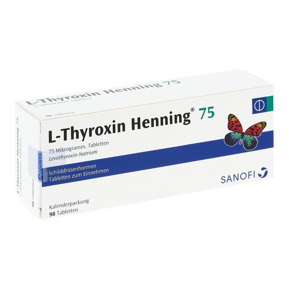 L-Thyroxin 75 Henning Tabletten In Kalenderpackung (98 stk)